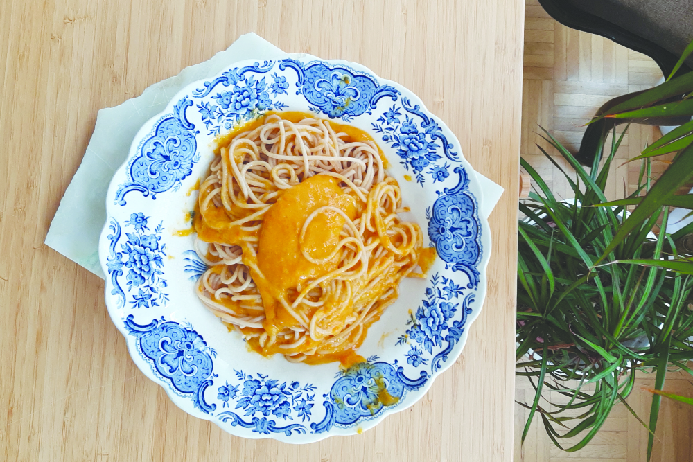Vegane Käsesoße / Kartoffel-Möhrensoße Wastelesshero